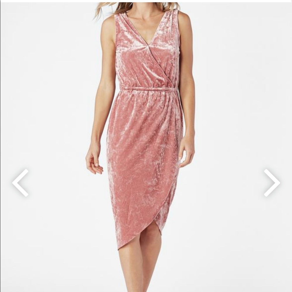 WRAP MIDI DRESS JUSTFAB